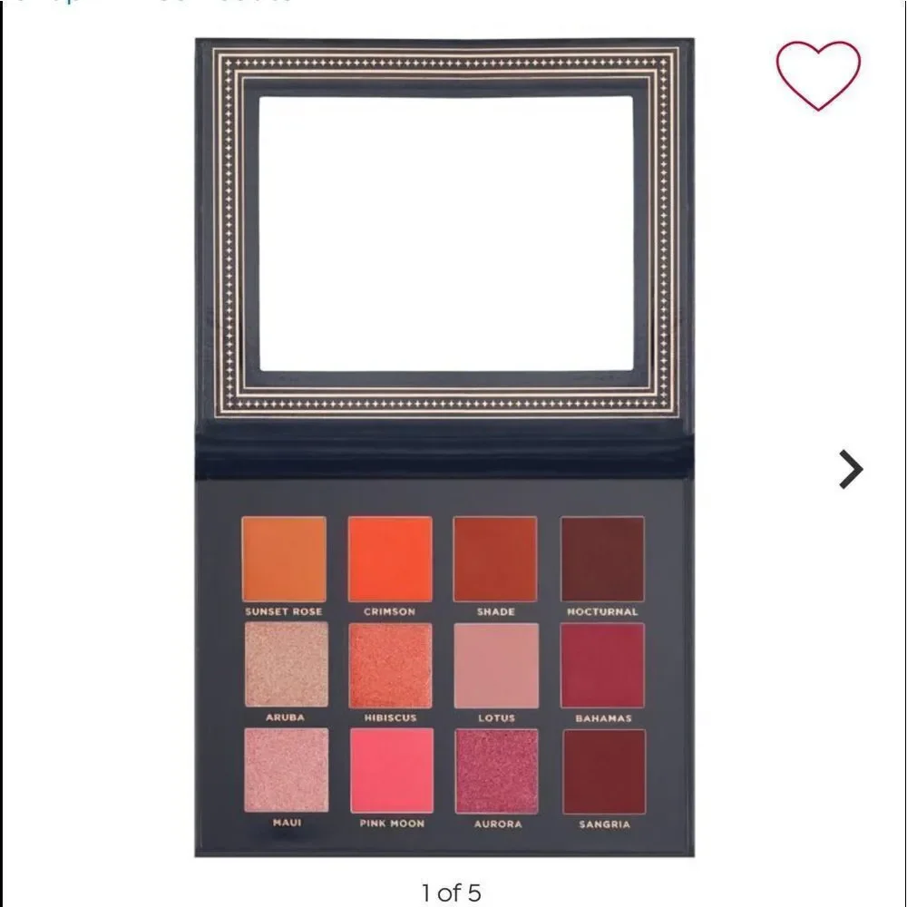 Ace Beaute Scarlet Dusk Eyeshadow Palette gorgeous shades from sunup to sundown
